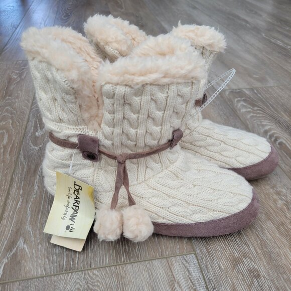 BearPaw Shoes - BEARPAW Women's Trista Slipper NWT | Size 9 | Real Wool Lining